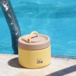 Στρογγυλό Θερμός Φαγητού 650ml | Κίτρινο