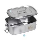 Ανοξείδωτο Φαγητοδοχείο 1lt Μονού Τοιχώματος (Ανοξείδωτο Καπάκι)