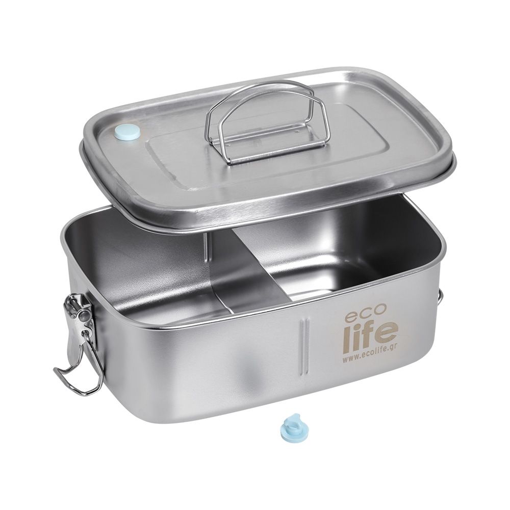 Ανοξείδωτο Φαγητοδοχείο 1lt Μονού Τοιχώματος (Ανοξείδωτο Καπάκι)