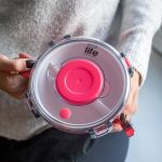 Ροζ Φαγητοδοχείο Thermos 850ml | Με Χώρισμα