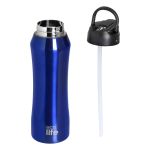 Blue Thermos 550ml | Eσωτερικό Καλαμάκι