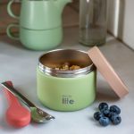 Στρογγυλό Θερμός Φαγητού 650ml | Πράσινο