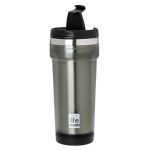 Grey Coffee Thermos 420ml | Plastic Outside