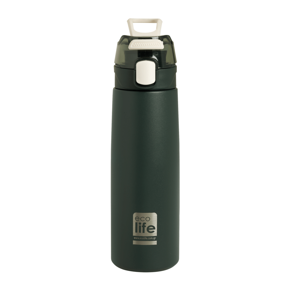 Dark Green Thermos 550ml | Με Infuser