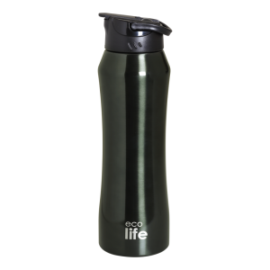 Black Thermos 550ml | Eσωτερικό Καλαμάκι