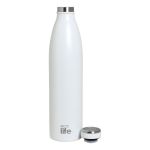 Slim White Thermos 1lt