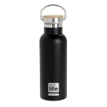 Black Thermos 500ml | Bamboo Lid