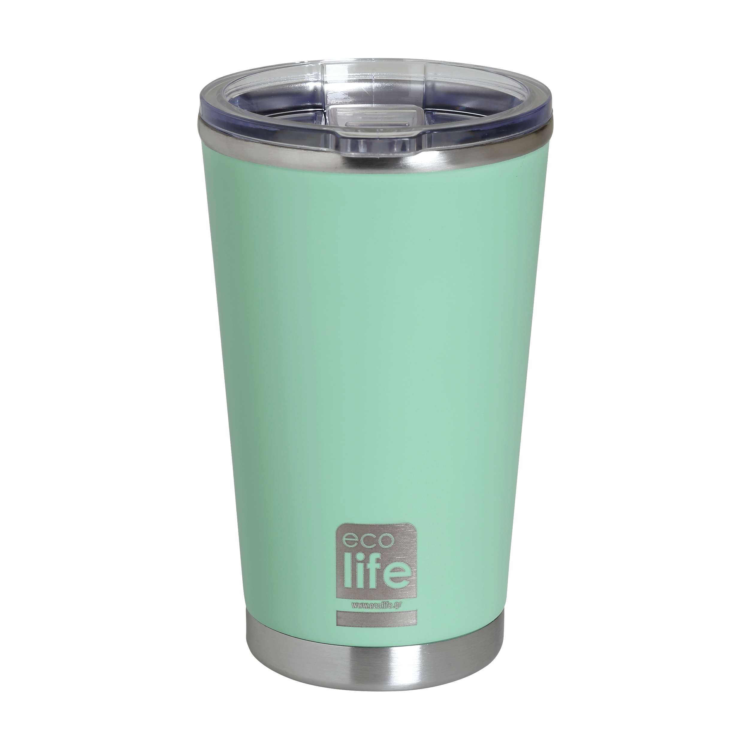 Mint Coffee Thermos 370ml | Διαφανές Καπάκι