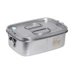 Ανοξείδωτο Φαγητοδοχείο 1lt Μονού Τοιχώματος (Ανοξείδωτο Καπάκι)