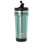 Green Coffee Thermos 420ml | Plastic Outside