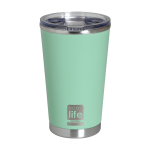 Mint Coffee Thermos 370ml | Διαφανές Καπάκι