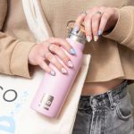 Pink Thermos 500ml | Bamboo Lid