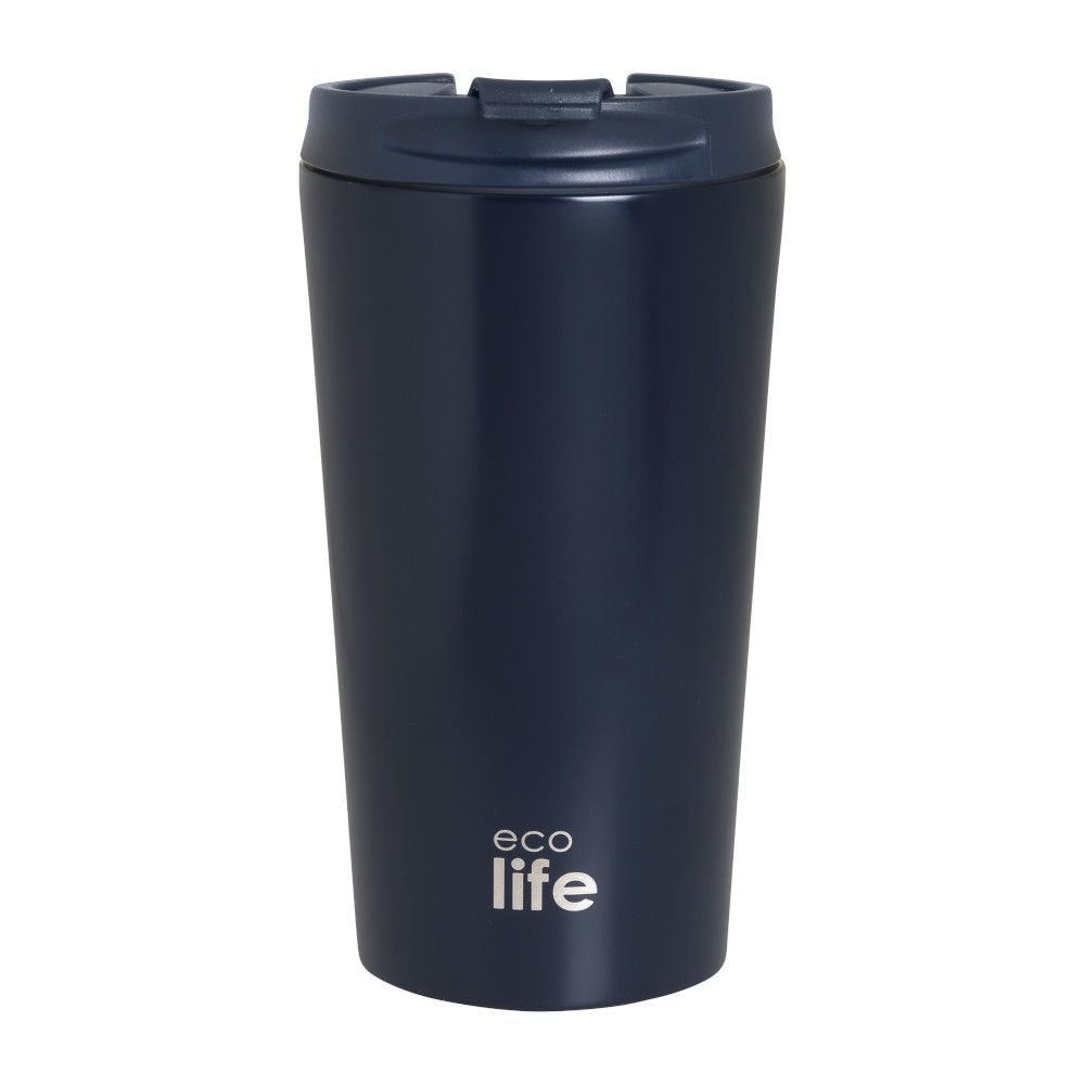 Βlue Black (Matte) Coffee Thermos 370ml