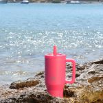 Neon Magenta 900ml (2Handles Lid)