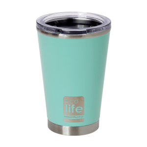 Mint Coffee Thermos 370ml | Διαφανές Καπάκι