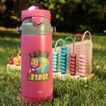 Kids Thermos 'Masha - Earth First' 400ML (magenta)